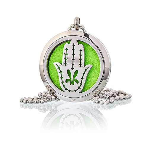 Aromatherapie Schmuck Halskette Hand Der Fatima 30mm