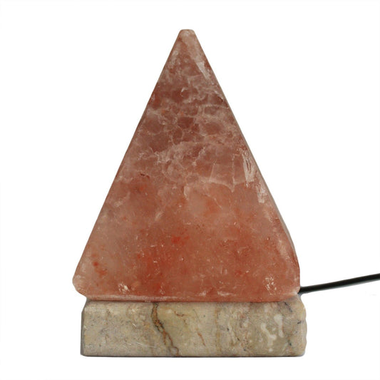 USB Pyramid Salzlampe 9 cm mit Multicolor Licht
