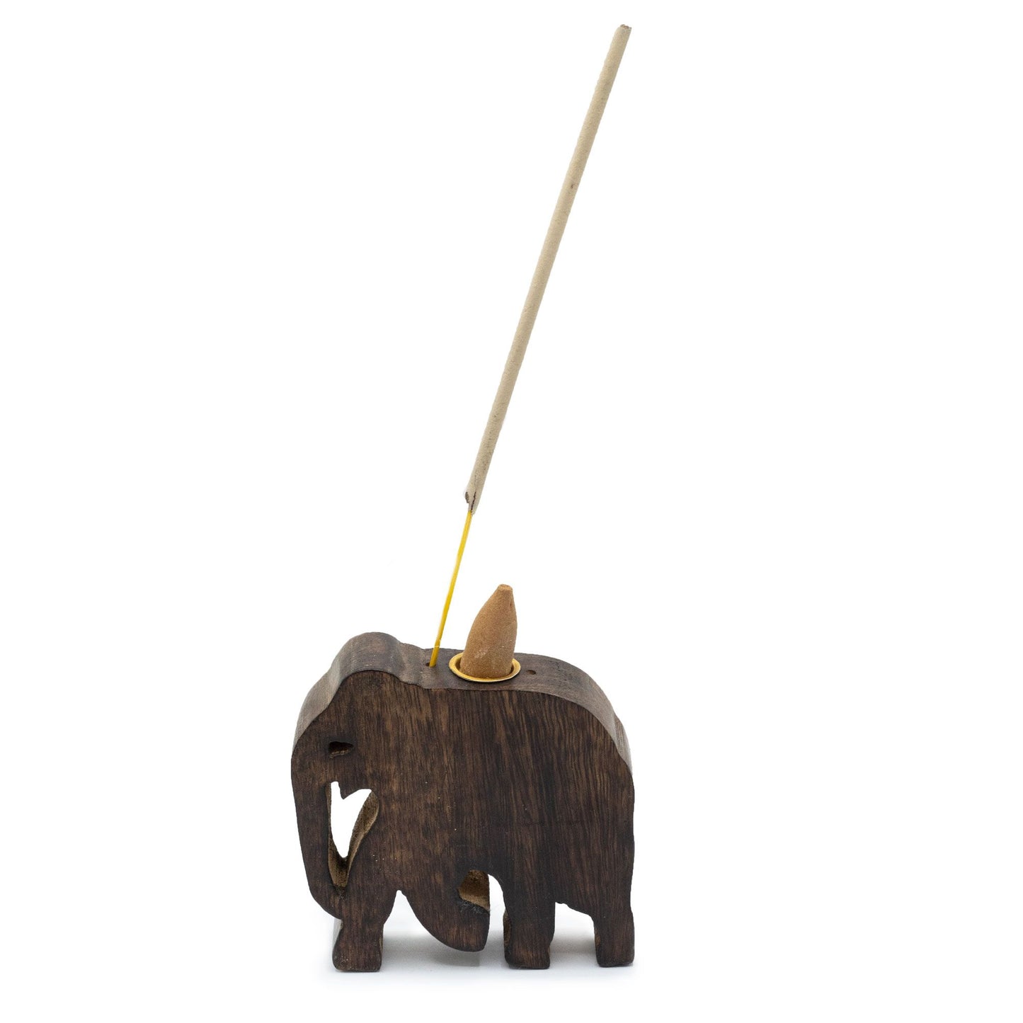 Elefant Räucherkegel und Stäbchen Halter