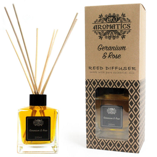 200ml Geranien- und Rosen-Essenzöl-Diffusor