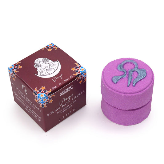 Set Von Tierkreis Badepralinen Mit Horoskop - Jungfrau