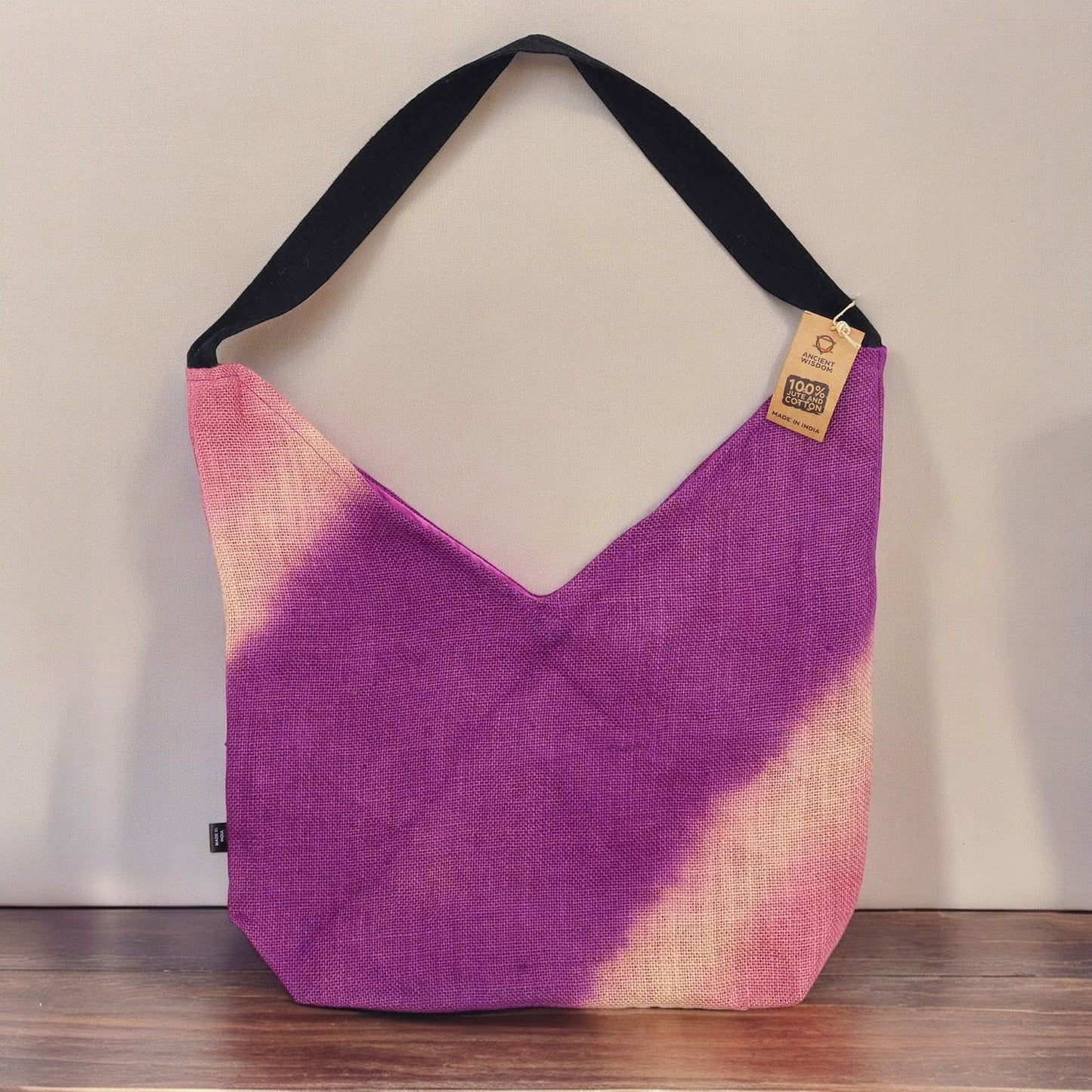 Weiche Misch Schultertasche Antikes Fuchsia