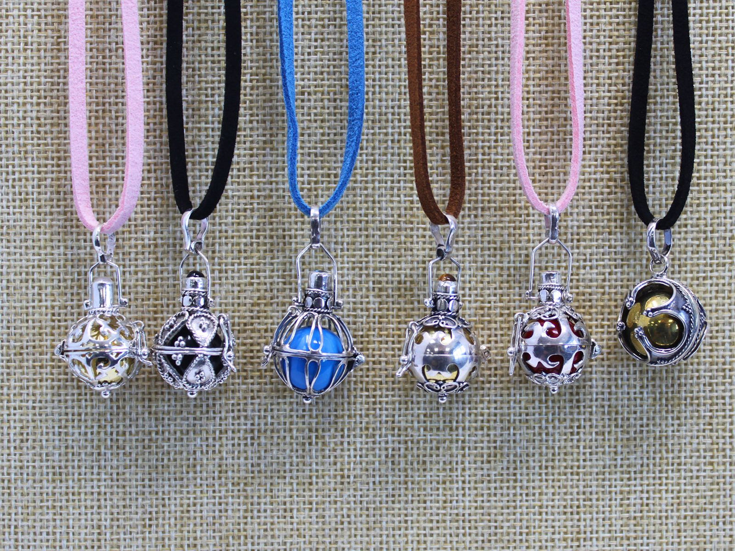 Silberner Engelglocke Nachtzeit 18mm