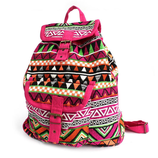 Jacquard Tasche - Rosa Rucksack