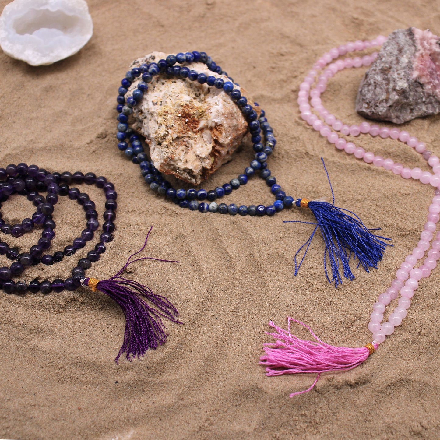 108 Perlen Mala - Amethyst