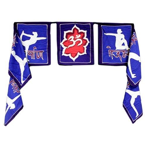 Sieben Flaggen - Yoga Bewegungen 7x(32x23cm)