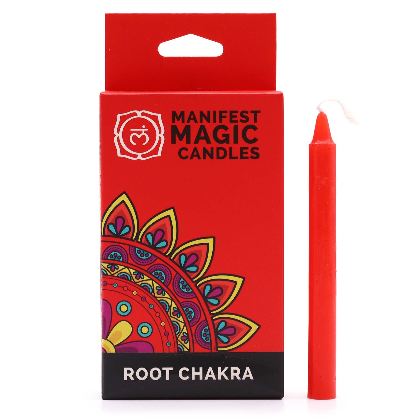 Manifestieren Magie Kerzen Rot Wurzel Chakra 12er Pack