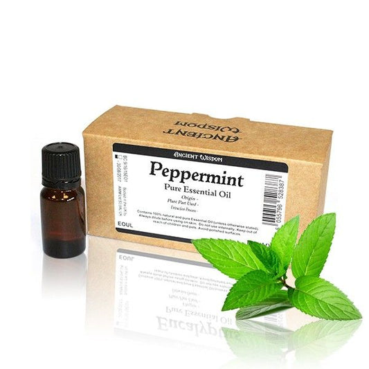 10x 10ml Pfefferminz Ätherisches Öl Unbeschriftet