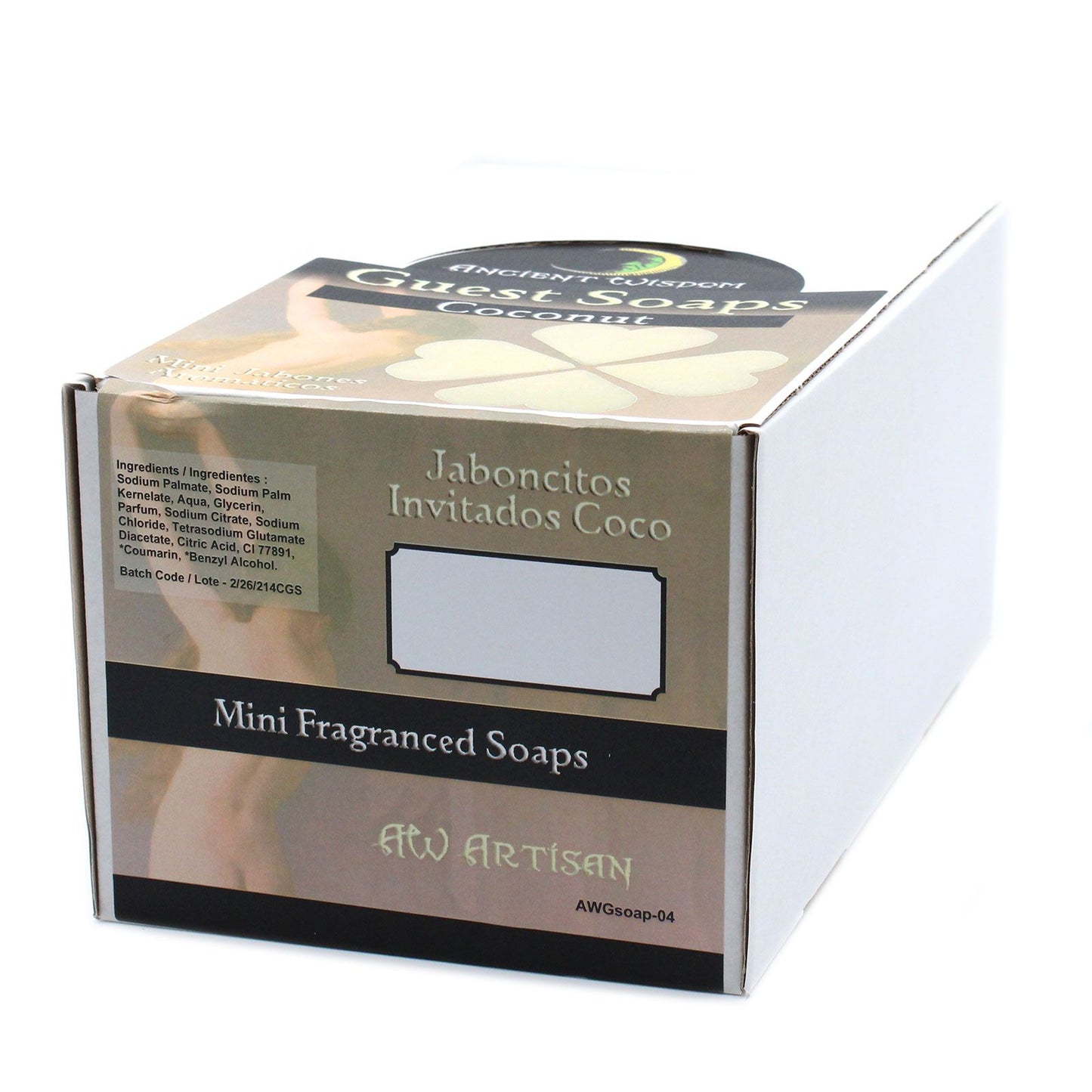 Herz Gäste Seifen - Kokosnuss