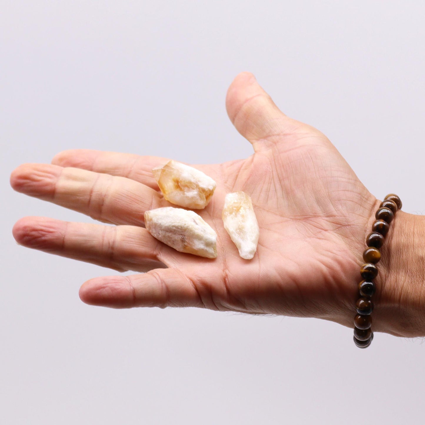 Rohsteine 500g - Citrin Topas Raupunkte