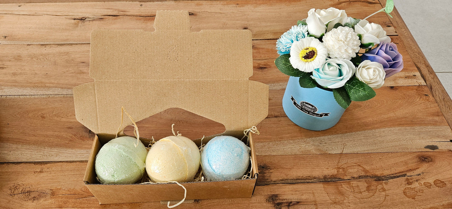 1x Pfefferminze & Eukalyptus Badebombe