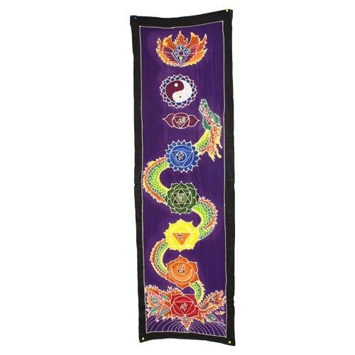Chakra Drop Banner Drache 175x53cm