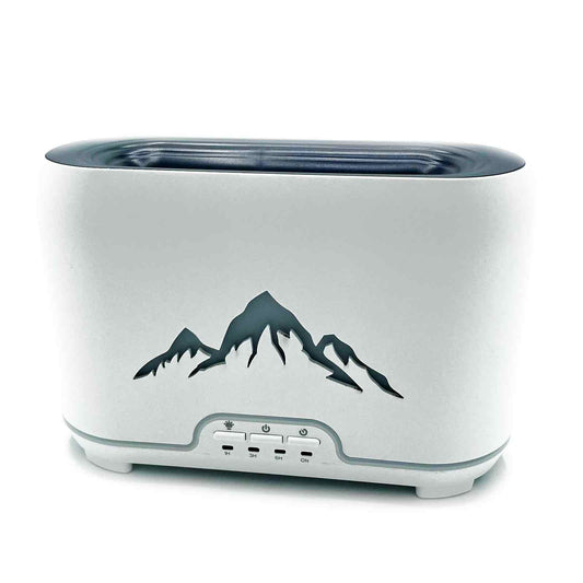 Himalaya Aroma Diffuser USB-C Mit Fernbedienung Und Flammeneffekt