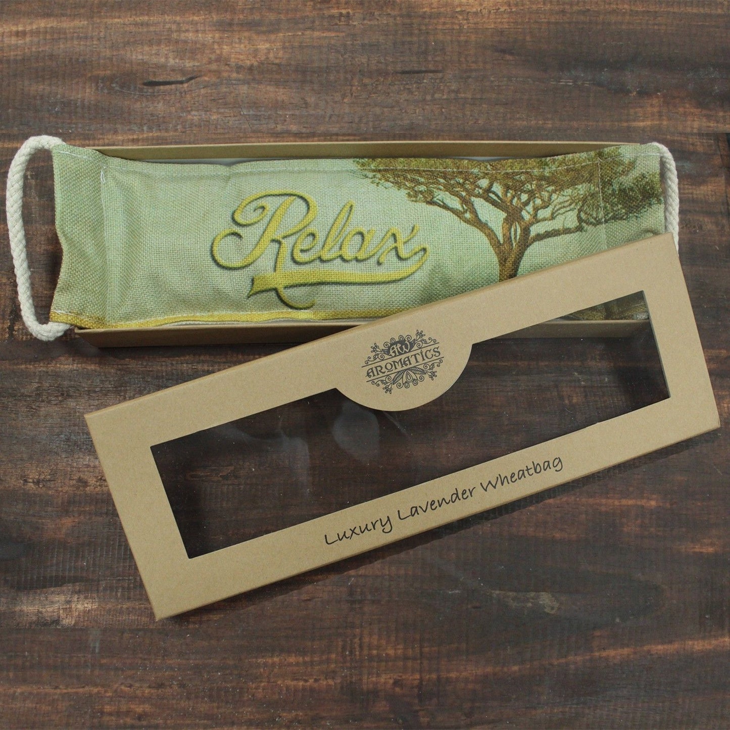 Luxuriöse Lavendel Weizen Tasche In Geschenkbox Cornfield Relax