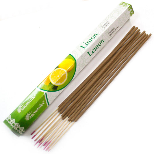 Aromatica Premium Räucherstäbchen Zitrone