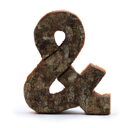 Rustikale Rinde Buchstabe Und 7cm