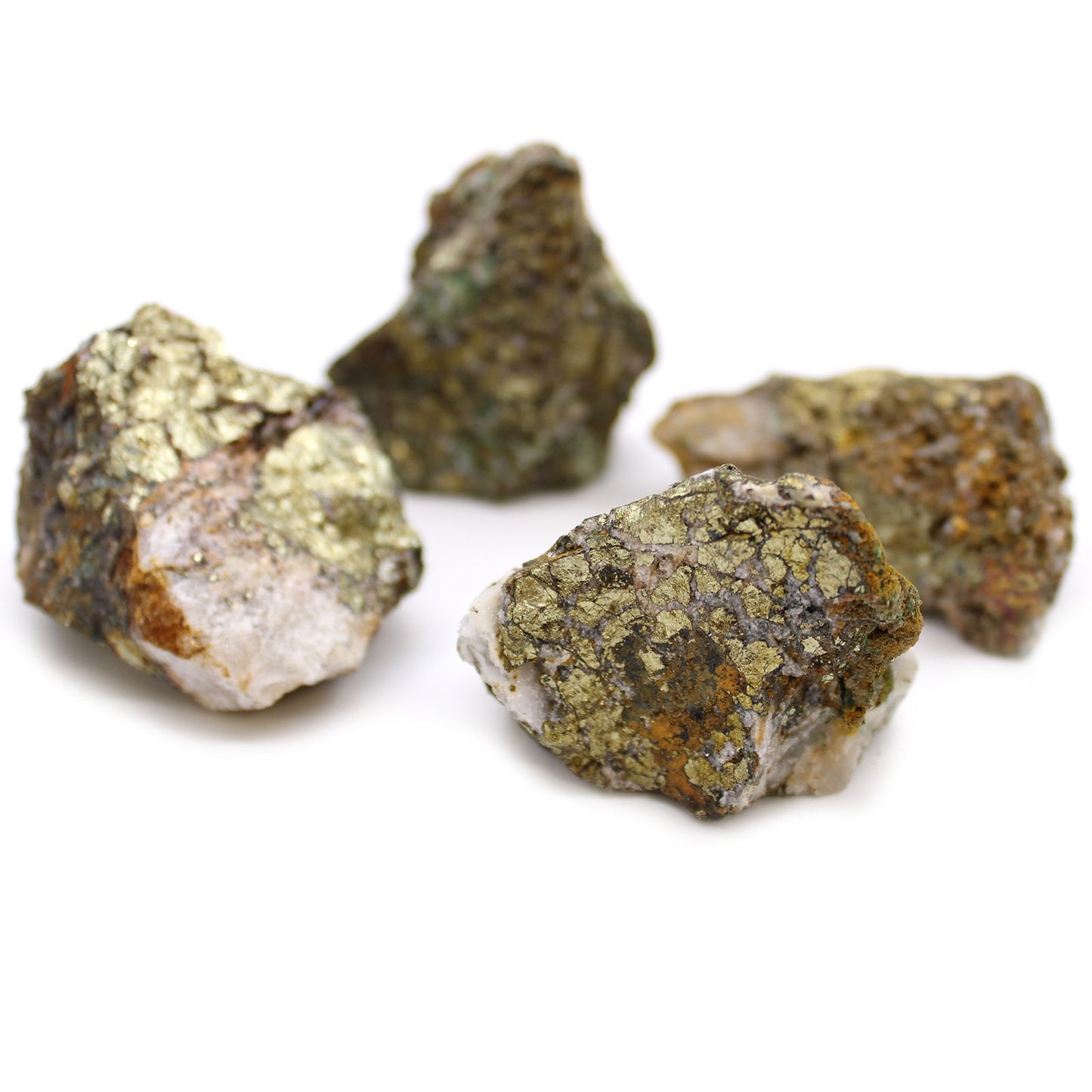 Mineralien Proben - Chalcopyrit (ca 80 Stück)