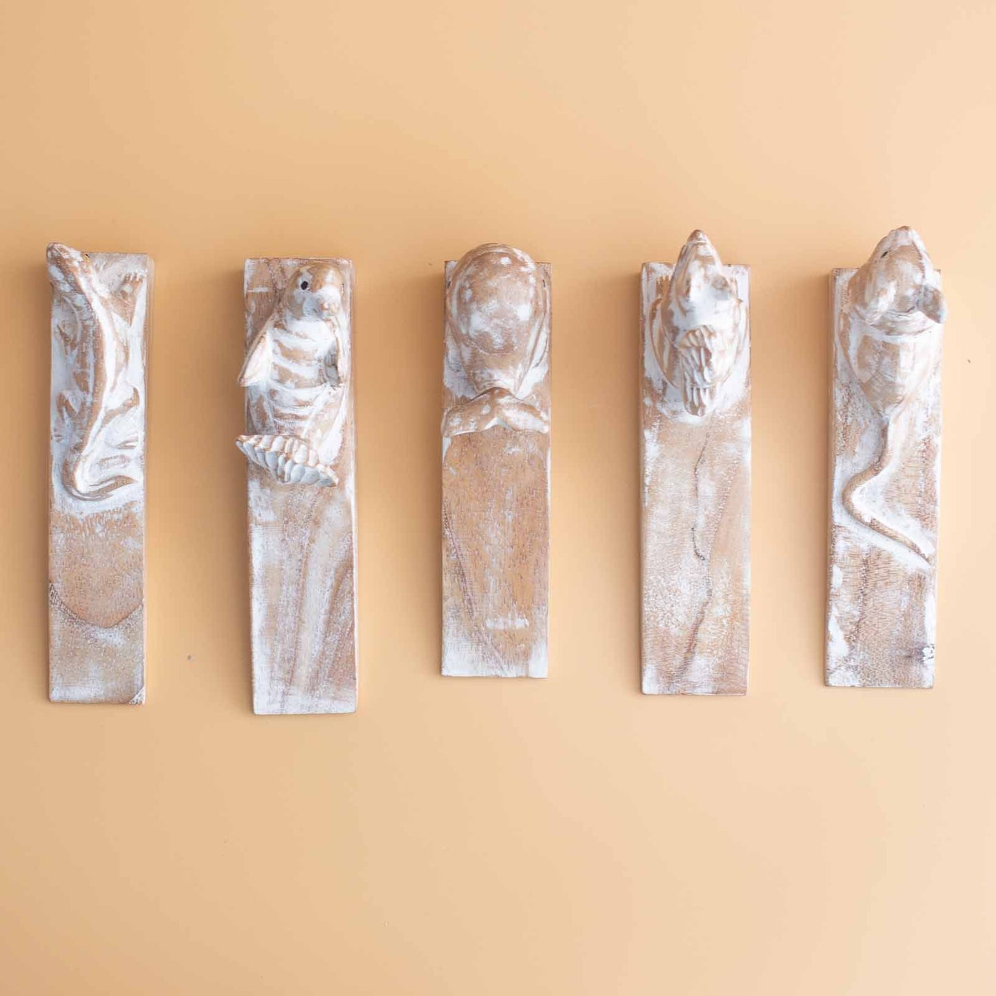 Handgefertigter Türstopper Gecko