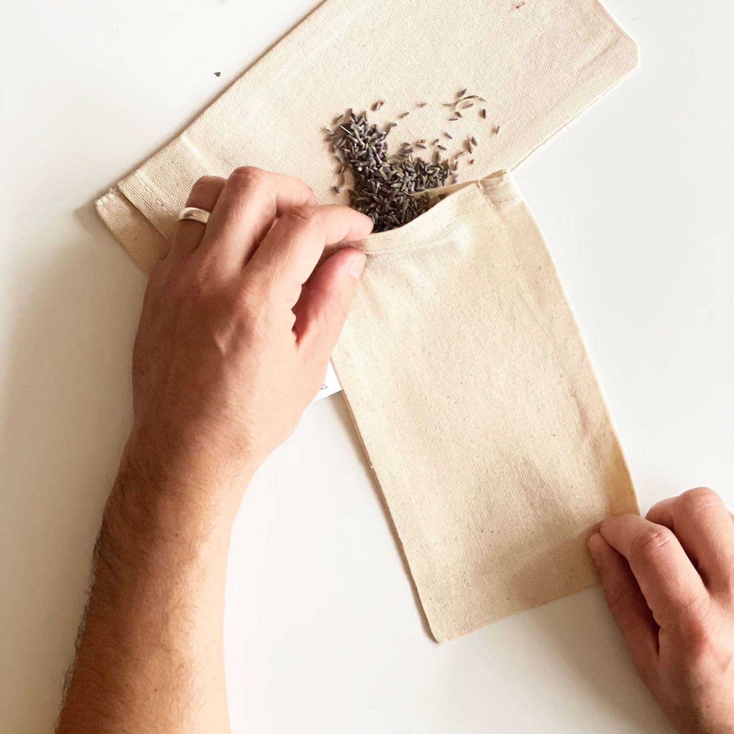 Baumwoll-Augenkissen 8oz Unbedruckt 24 cm x 11 cm