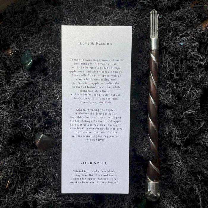 Uralte Hexen Reinigungskerzen - Sündhafter Apfel