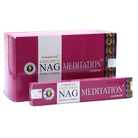 15g Goldener Nag Meditation Räucherwerk
