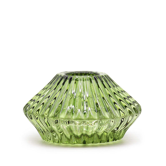 Set Mit 2 Blüten Flip Abendessen Kerzen Teelichthalter - Garten Jade