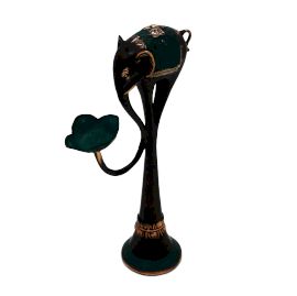 Großer Kunst Elefant Kerzenhalter und Räucherstäbchenhalter