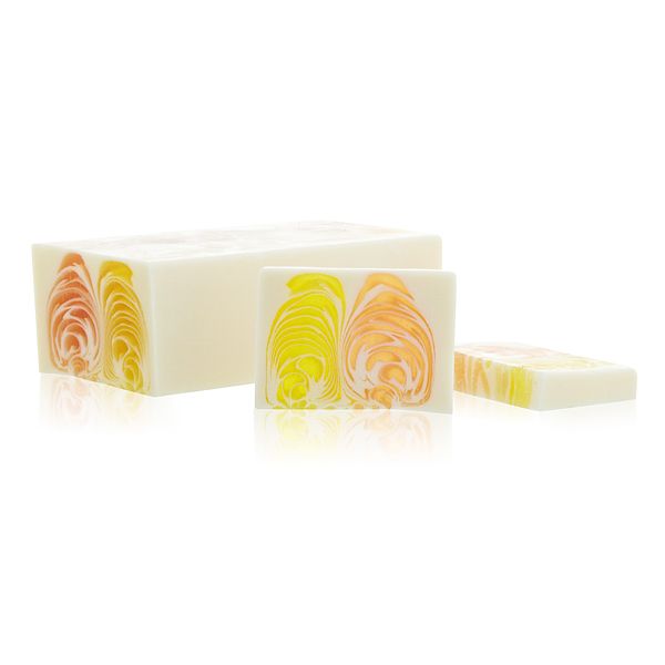 Handgefertigte Seife Orange und Ingwer Stück 115g ca