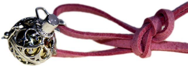 Silberner Engelglocke Wächter 16mm