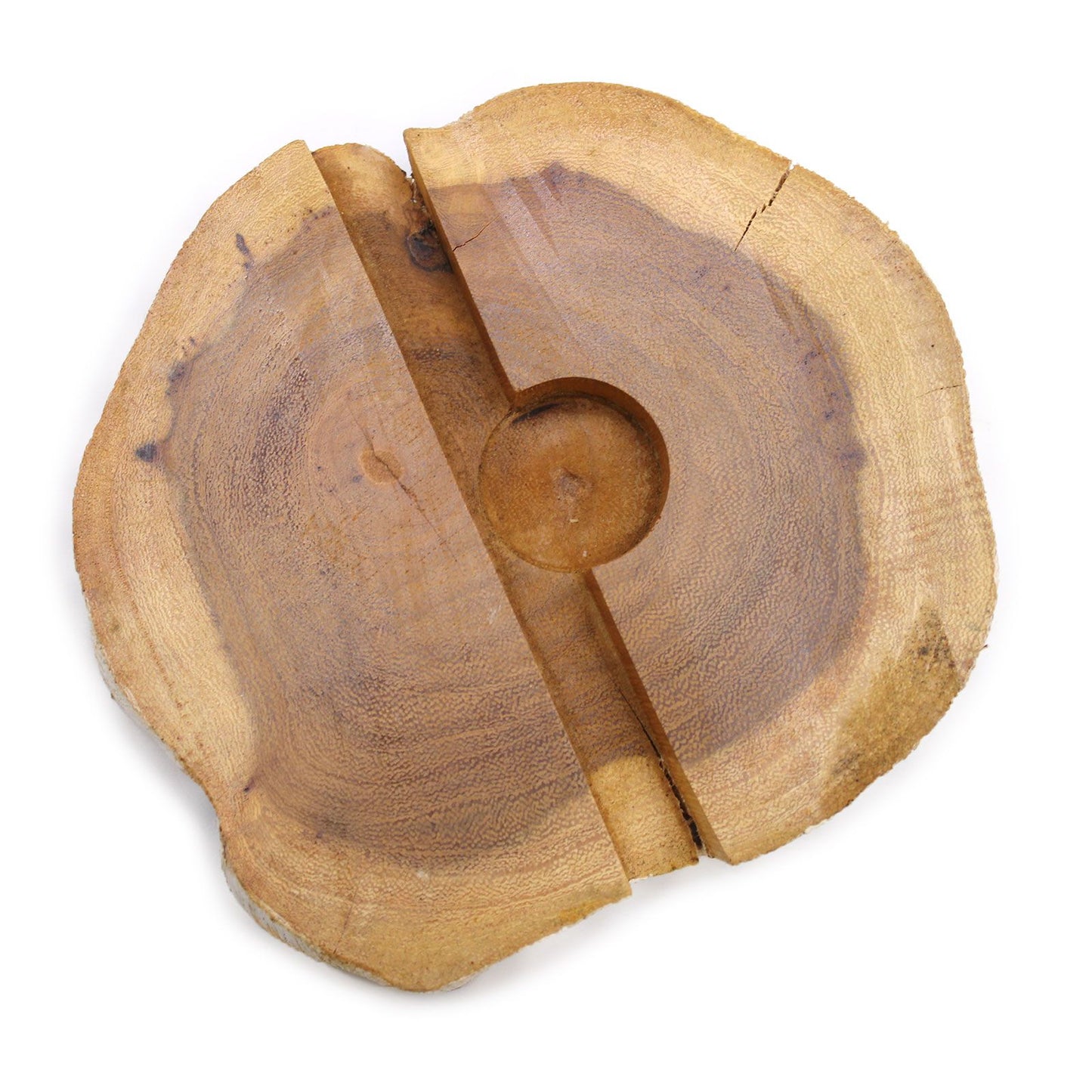 Lrg Gamal Holz Handyhalter Weißgewaschen