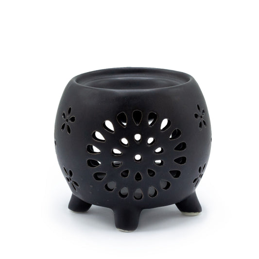 Squat Pot Ölbrenner Blumenspritzer Matt Schwarz