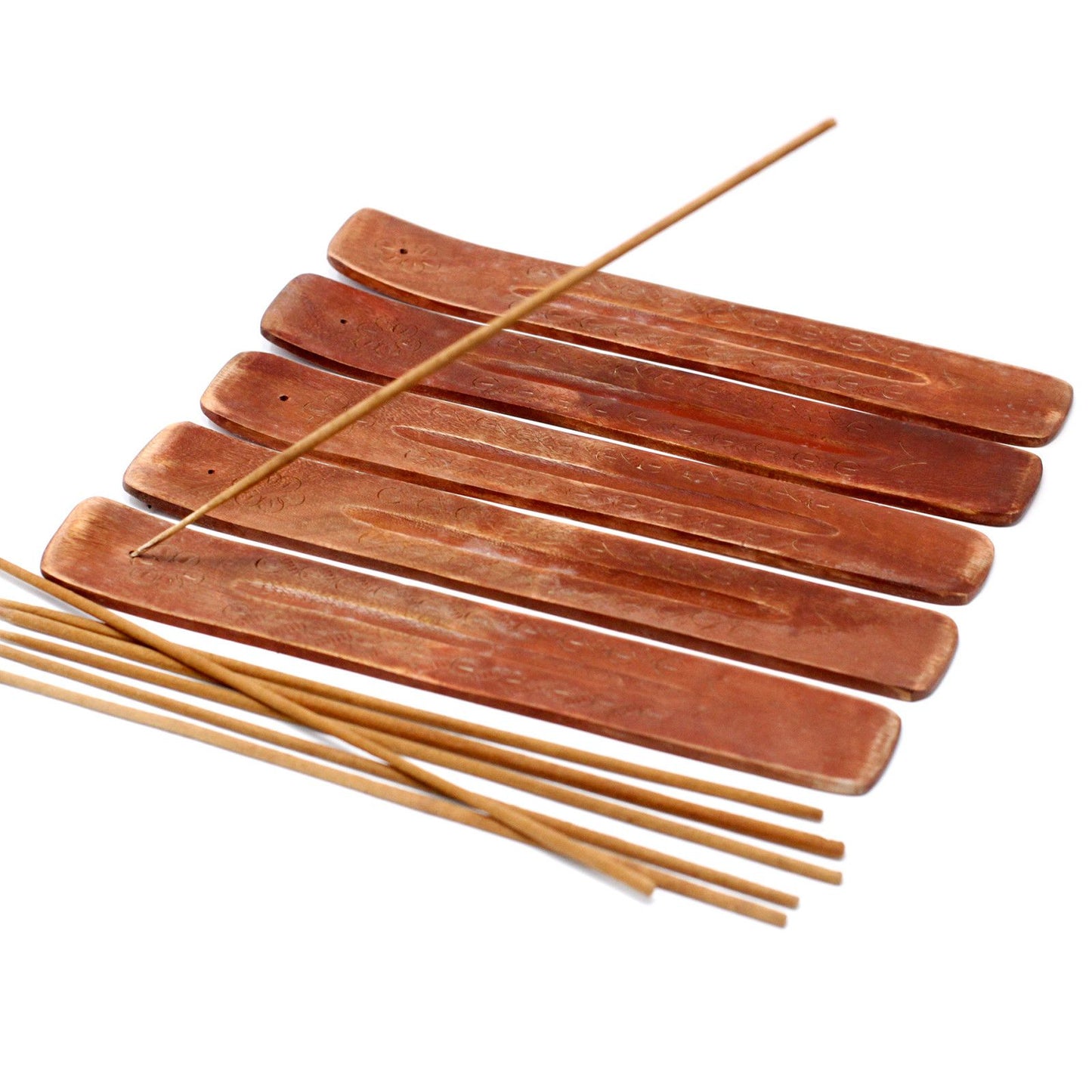 Schnitzerei Mango Holz Räuchergefäß 10 Zoll