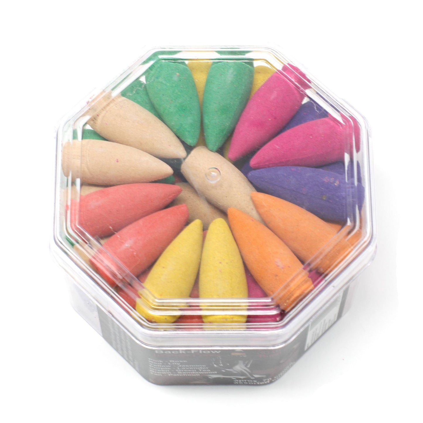 Lange Rückfluss Räucherkegel - Verschiedene Düfte - 30 Minuten Brenndauer