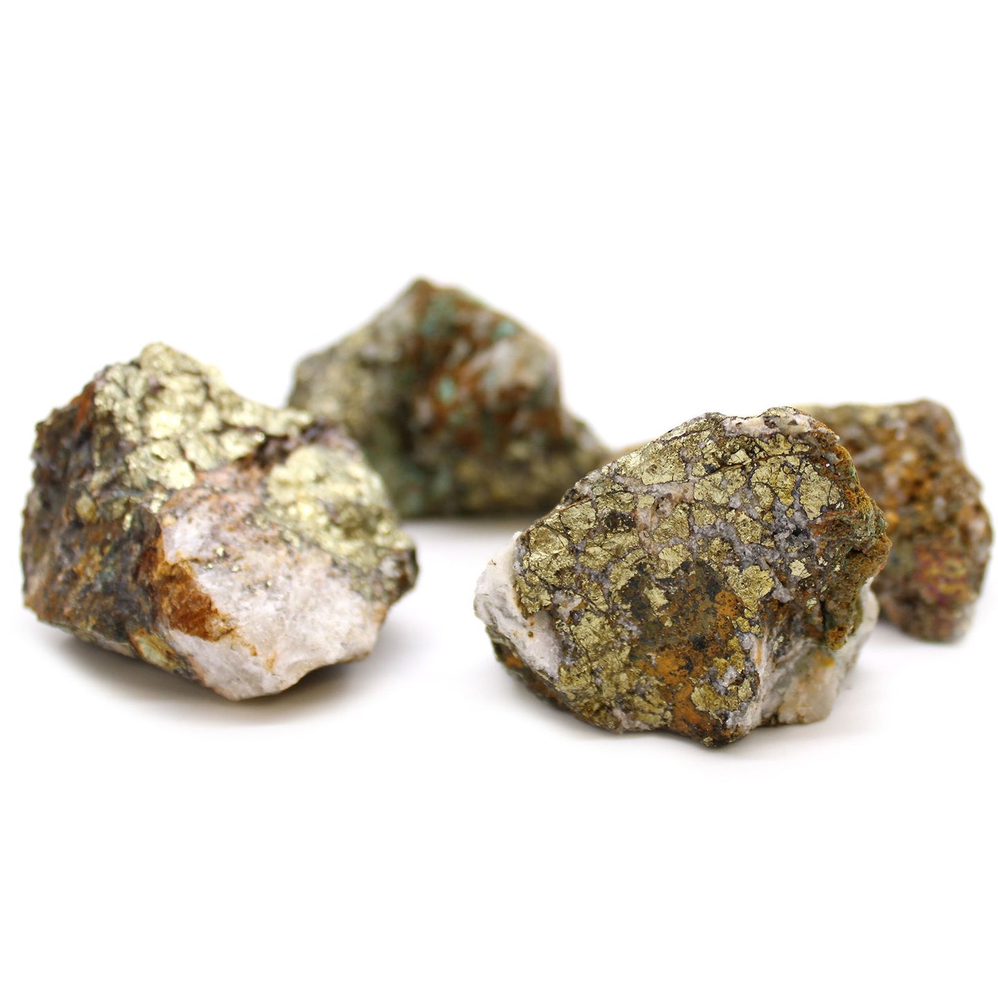 Mineralien Proben - Chalcopyrit (ca 80 Stück)