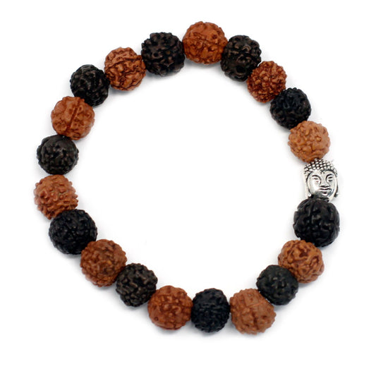 Rudraksha Buddha Bangle Mala Mischung