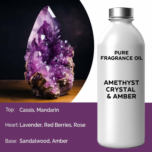 500ml Reine FO - Amethyst Kristall und Bernstein