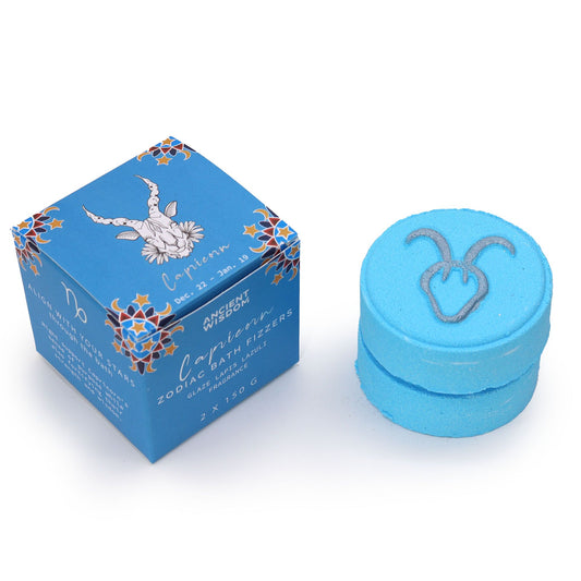 Set Von Tierkreisbadekugeln Mit Horoskop - Steinbock