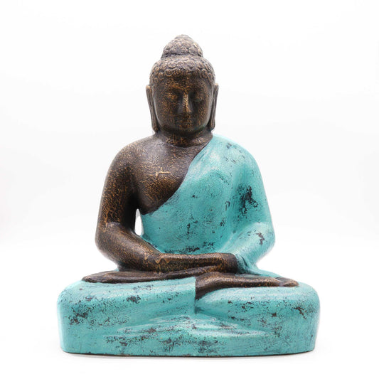 Mittlerer Buddha Klassik Türkis Und Stein - 0.5m