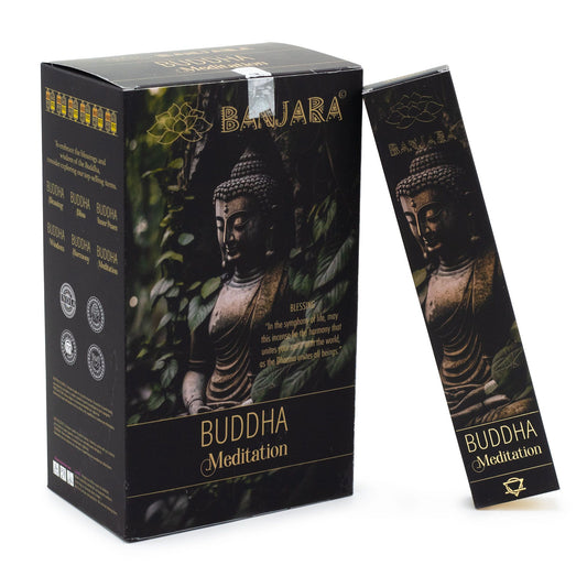 Banjara Buddha Meditation Statue für Entspannung und Achtsamkeit