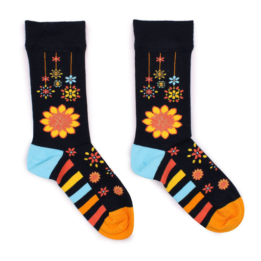 Hop Hare Bambussocken 36-40 Mandala Blumen
