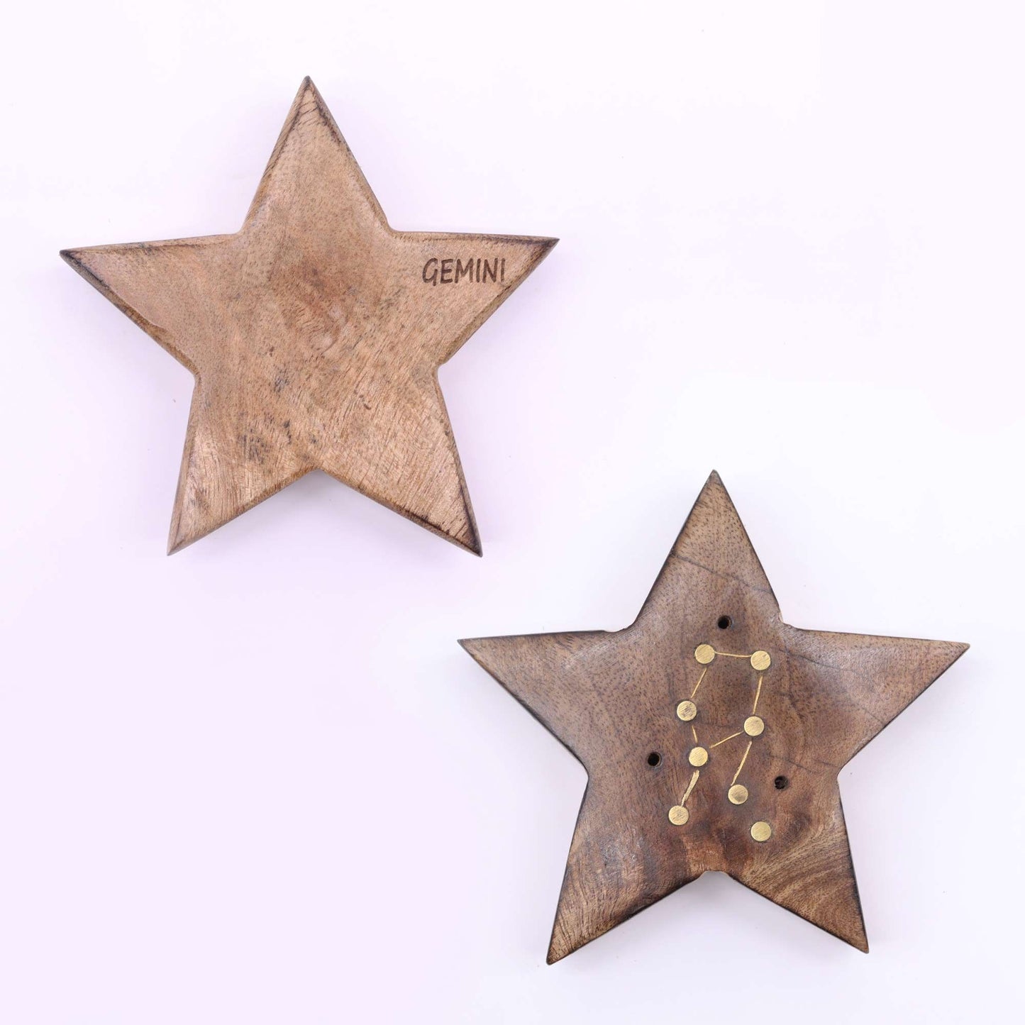 Gravierte Und Messing Tierkreiszeichen Räucherstäbchenhalter Star