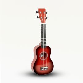 Handgefertigte Ukulele - Natürlicher Sonnenuntergangs-Finish (4 Saiten)