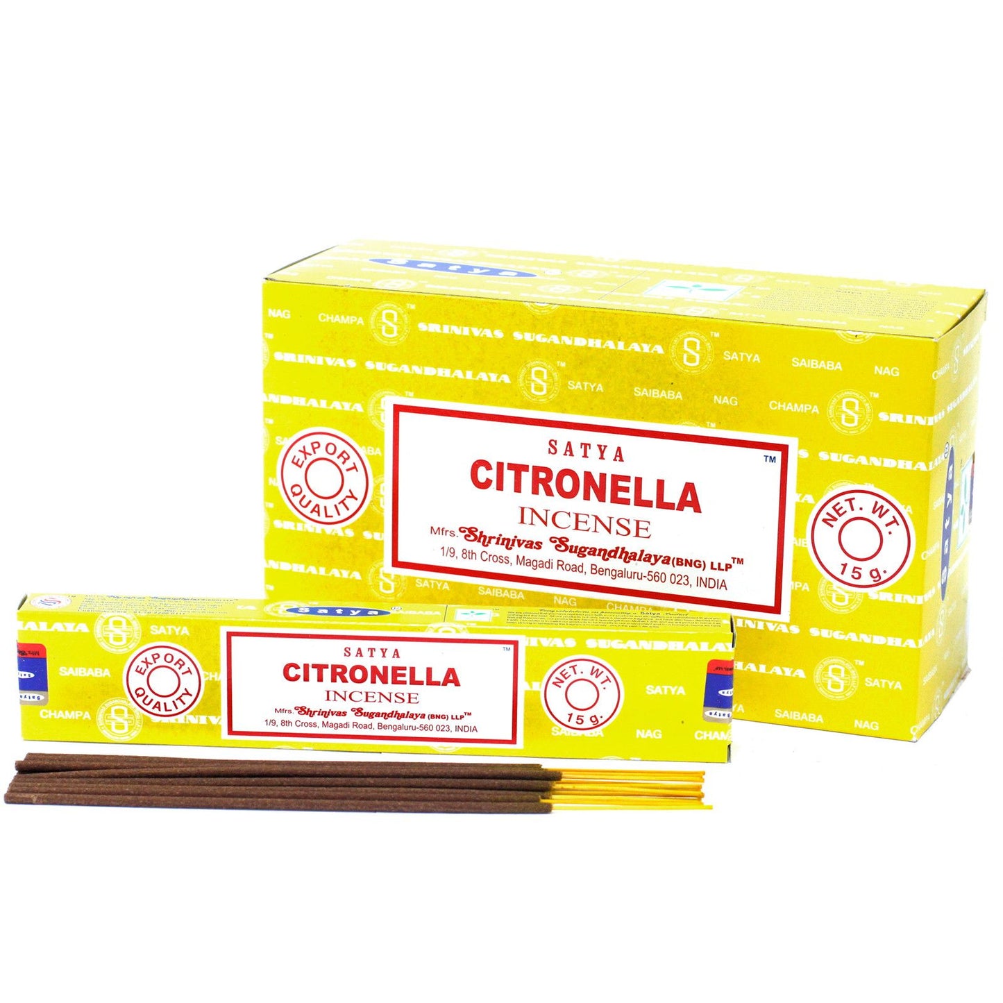 Satya Räucherstäbchen 15g Citronella Aromatische Düfte