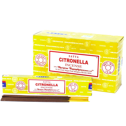 Satya Räucherstäbchen 15g Citronella Aromatische Düfte
