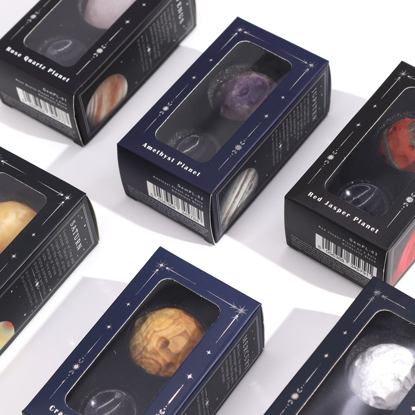 Ametyst Planet Auf Sola Goldstein Stand 40mm 30x15mm Stand