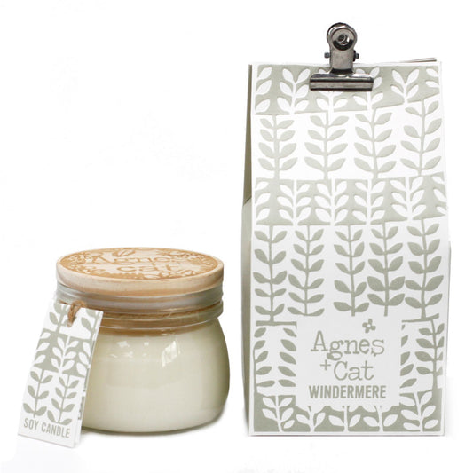 Kleine Kilner Glas Kerze Windermere