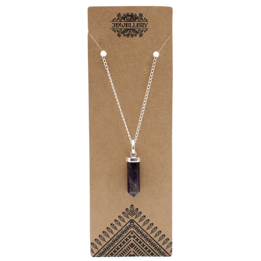 Edelstein Klassischer Spitzenanhänger - Amethyst