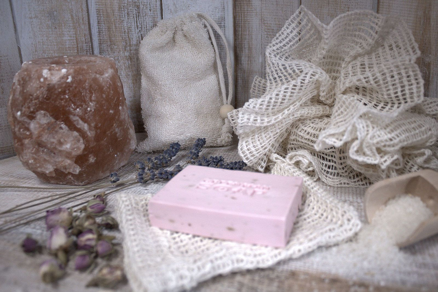 Natur Scrunchy Rami 35g Ecofreundlich Antibakteriell Exfoliation Zubehör