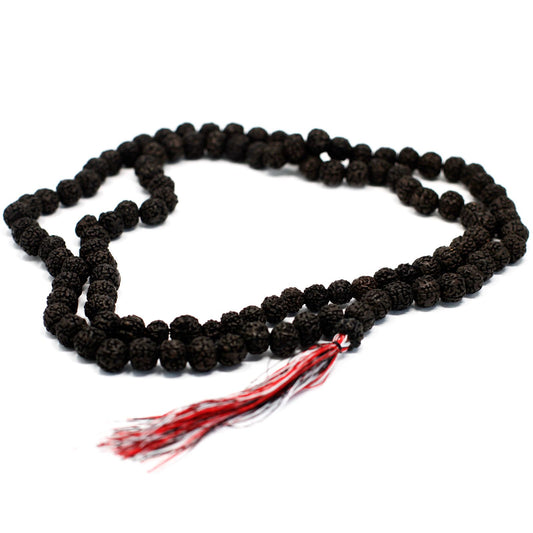 108 Rudraksha Mala Dunkel