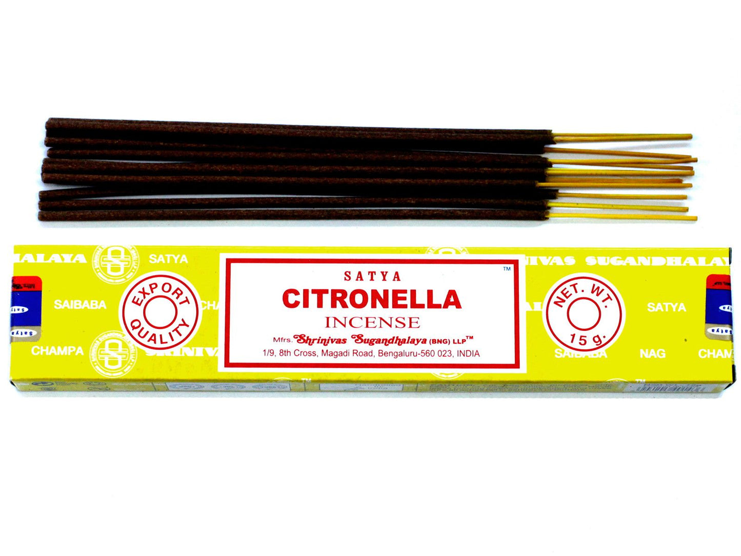 Satya Räucherstäbchen 15g Citronella Aromatische Düfte